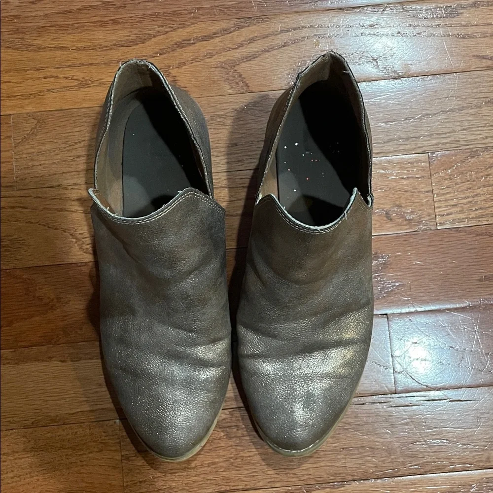 Women's Metallic Ankle Boots size 7 GUC - Picture 5 of 7